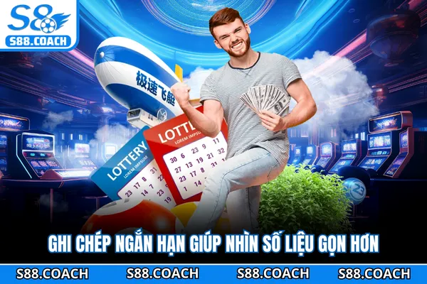 Ghi chép ngắn hạn giúp nhìn số liệu gọn hơn